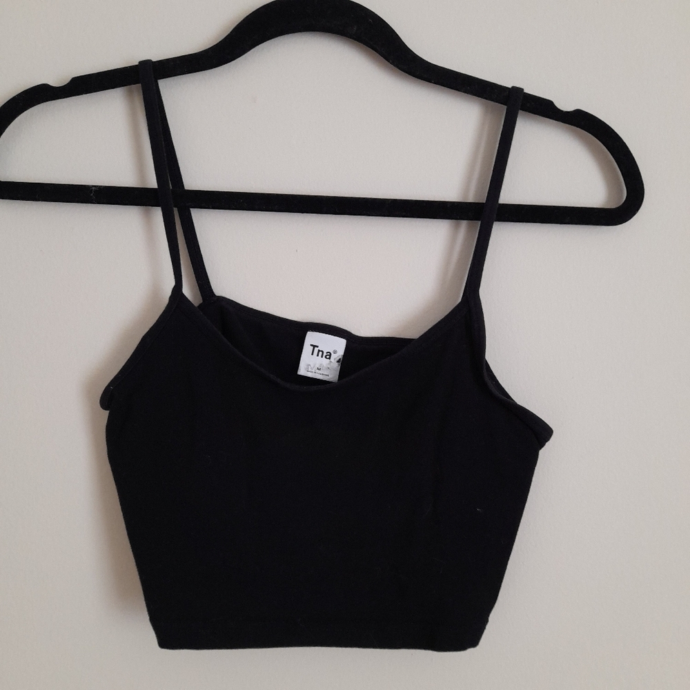 TNA Classic Black Camisole Top Size M